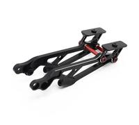KLAPR Metal Rear Wing Mount Set for Arrma 1/8 6S KRATON Typhon Talion SENTON Outcast Notorious RC Car Upgrade Parts (Color : Black B)