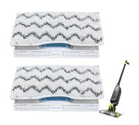 klaqian Reusable Mop Pad Refills Compatible with Shark VACMOP VM252 VM250 VM200 VM190 VC205 QM250, Vacuum Mop Pad Refills(2 Packs)