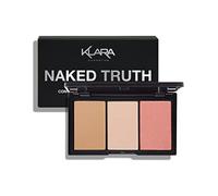 Klara Cosmetics Contour Bronze Blush Highlight Naked Truth All In One Sun Kissed Palette Matte Long Lasting Full Colour Pigment