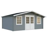 Klara L (5x3.8m | 17.0m2 | 28mm) Under 2.5m Garden Log Cabin