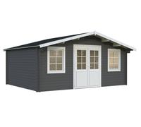 Klara L (5x3.8m | 17.0m2 | 28mm) Under 2.5m Garden Log Cabin