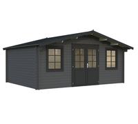 Klara L (5x3.8m | 17.0m2 | 28mm) Under 2.5m Garden Log Cabin