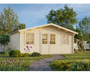 Klara L (5x3.8m | 17.0m2 | 28mm) Under 2.5m Garden Log Cabin