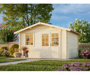 Klara M (3.5x3m | 10.4m2 | 28mm) Compact Garden Log Cabin