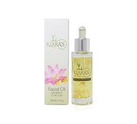 Klara Skincare Revitalizing Retinol Facial Oil with 24K Gold Flakes, Anti-Aging, Dry Oil Formula, All Skin Types, Egyptian Lotus Scent