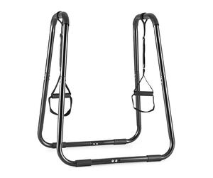 Klarfit Paarafit Push Up Stand Dip Stand incl. Sling Trainer (Push Ups, Dips, Leg Lifts) Black