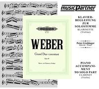 Klarinette (Violine),Klavier - Grand Duo Concertant Op.48