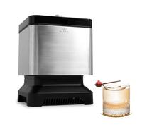 Klaris Clear Ice Maker, 4 Large 2-Inch Ice Cubes for Whiskey & Cocktails