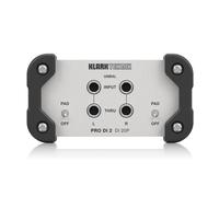 Klark Teknik PRO DI 2 DI 20P Passive Stereo DI Box with Midas Transformer and Extended Dynamic Range