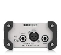 KLARK TEKNIK DI10A Pro DI Active Active DI Box with MIDAS Transformer/Extended Dynamic Range and Phantom/Battery Operation