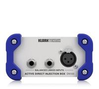 Klark Teknik DN100 Active DI Box for Studio and Live Sound with Clear