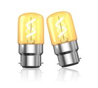 Klarlight 1W B22 Bayonet LED Night Light Bulb,T28 Low Watt Light Bulb Warm White 2200K,B22 BC Large Bayonet Dim Bulb for Sewing Machine,Besides Lamp,10W Equivalent,35 LM,Non-Dimmable