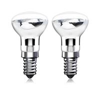 Klarlight R39 E14 30W Lava Lamp Bulbs, Small Edison Screw SES Reflector Spot Lava Lamp Bulbs, Warm White 2800K Energy Saving R39 Spotlight Halogen Bulbs Dimmable (Pack of 2)