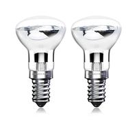 Klarlight R39 E14 40W Lava Lamp Bulbs, Small Edison Screw SES Reflector Spot Lava Lamp Bulbs, Warm White 2800K Energy Saving R39 Spotlight Halogen Bulbs Dimmable (Pack of 2)