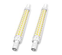 Klarlight R7S 118mm LED Bulb 10W J118 Linear Reflector Light Cool White 6000K 60W R7S Halogen Bulb Replacement 12 * 118mm Slim LED Spotlight Bulbs for Ceiling Floodlight Lamp Non-Dimmable [2-Pack]