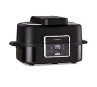 KLARSTEIN 2-in-1 Compact Air Fryer with Grill, Fast Heating 1500W Hot Air Fryers for Kitchens, 5L Digital Air Fryer XL, Easy To Use, Timer, 5 Airfry Cooking Options, Grill Plate, Frying Basket