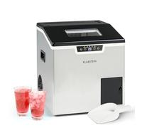 Klarstein 3L Small Ice Maker Machine, Counter Top Ice Machine For Home and Kitchen, Fast Operation, 20 kg of Crushed and Bullet Safety Alarms, Self-Cleaning Countertop Cube Maker