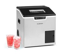 Klarstein 3L Small Ice Maker Machine, Counter Top Ice Machine For Home and Kitchen, Fast Operation, 20 kg of Crushed and Bullet Ice, Safety Alarms, Self-Cleaning Countertop Ice Cube Maker Machine
