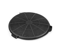 Klarstein Activated Carbon Filter for Amelia Extractor Hoods - Spare Part, For Conversion to Recirculation Mode, Easy Installation with Clamp Bracket, Carbon Filter Dimensions: 24 x 2 cm (ØxH) - Black