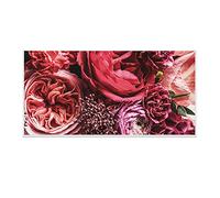 Klarstein Air Art Smart Infrared Heater,700W Infrared Panel Heater,IoT/WiFi App Control,Open Window Detection,Wall Mounted Infrared Heaters,CO2-Free Energy Efficient Electric Heater,Flower White