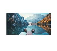 Klarstein Air Art Smart Infrared Heater,700W Infrared Panel Heater,Remote/IoT App Control,Open Window Detection,Wall Mounted Infrared Heaters,CO2-Free Energy Efficient Electric Heater,Lake White