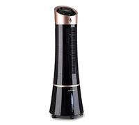 Klarstein Air conditioner 4-in-1: air cooler, fan, humidifier&ionisation, 6L water tank, oscillation, 30W, 210m³/h, timer, without exhaust hose, mobile air conditioner, black-rose gold