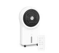 KLARSTEIN Air Cooler, Portable Evaporative Fan Cooler, 6L Tank, Remote & Timer, 320 m鲁/h, 360掳 Oscillation, Air Cooling Fan for Room & Bedroom, White