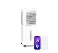 KLARSTEIN Air Cooler, Smart Evaporative Cooling Fan, 10L Removable Tank, App & Remote Control, Portable Air Cooling Fan for Room, Bedroom, Home, White