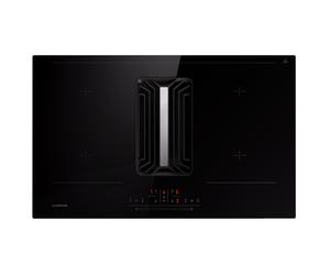 Klarstein AirJet 83cm 4 Ring Induction Hob with Extractor Black
