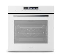 Klarstein Airjet Built In Oven - 72L Electric Oven with Airfryer Mode, 13 Cooking Functions, Touch Control, Enamel Interior Energy, Triple Glazed, Integrated Single Oven, White