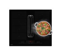 Klarstein AirJet FlexPro 60cm 4 Ring Induction Hob with Extractor Black