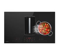 Klarstein AirJet FlexPro 83cm 4 Ring Induction Hob with Extractor Black