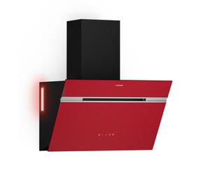 Klarstein Alina 60cm 600m³/h Angled Cooker Hood Red