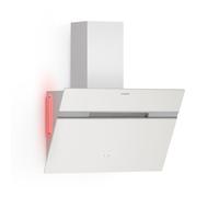 Klarstein Alina 60cm 600m³/h Angled Cooker Hood White/Silver