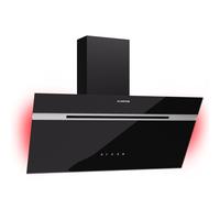 Klarstein Alina 80cm 615m³/h Angled Cooker Hood Black