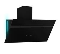 Klarstein Alina 90cm 615m³/h Angled Cooker Hood Black