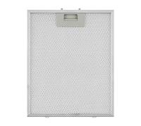 Klarstein Aluminium Grease Filter Replacement Filter for Cooker Hoods (26 x 32 cm, Click Fastener, Aluminium) silver