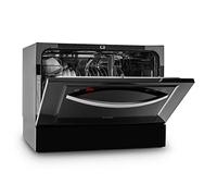 Dishwasher Freestanding Dish Washer Cleaner Table Top Portable Black 1380 W LED [EEK: F]