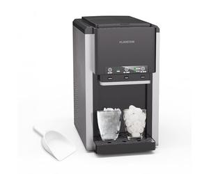 KLARSTEIN ArcticBlend 3-in-1 Ice Maker Machine, 20 kg/24h, Bullet & Crushed Ice, Water Dispenser, 6L Tank, Tap Connection, Stainless Steel, Ice Cube Machines for Home, Black