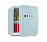 Mini Fridge 48 L Food Drinks Beer Skincare Fridge Cooler Table Top Fridge Blue