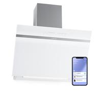 Klarstein Ava Smart 60cm 585m³/h Angled Cooker Hood White