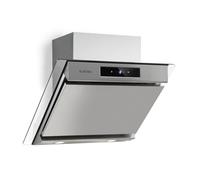 Klarstein Balzac headroom cooker hood - quiet wall extractor, recirculation & exhaust air, LED lighting, grease filter, energy class A, 604 m³/h, type Balzac Silent, 60 cm