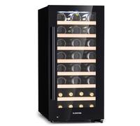 Klarstein Free-Standing Wine Cooler Drinks Fridge, Single Zone Wine Fridges Drinks Cooler, Indoor/Outdoor Small Beer Fridge with Glass Door, UV Protection Refrigerator, 5-18°C, 38 Bottles