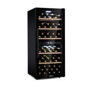 Klarstein Barossa 55cm 102 Bottles Dual Zone Wine Fridge Black