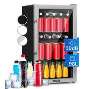 Beersafe 3XL refrigerator 98 litres 4 shelves panorama glass door stainless steel