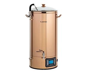 Klarstein Beer Making Kits, Home Brew Starter Kit, 50L XXL Make Your Own Beer Brew Kit, Stainless Steel Beer Brewing Kits for Beginners, Auto-Mode, 3000W Complete IPA, Ale Lager Beer Brewing Equipment