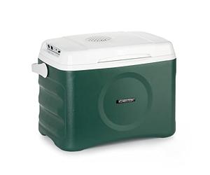 Klarstein BeerBelly 21 Electric Cooler - 21 L, 3 Connections: 230V, 12V Cigarette Lighter & USB, Car Cooler, Cooling and Warming Function, Car, Truck, Camping, Socket, Green
