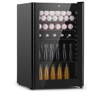 Klarstein Beercave 85cm 115L Drinks Fridge with Glass Door Black