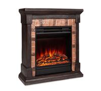 Klarstein Beerenberg 1800W 60cm Electric Fire with Surround Dark Brown