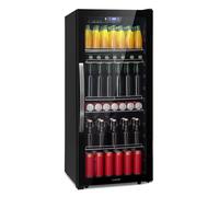 Klarstein Beersafe 128cm 242L Drinks Fridge with Glass Door Black